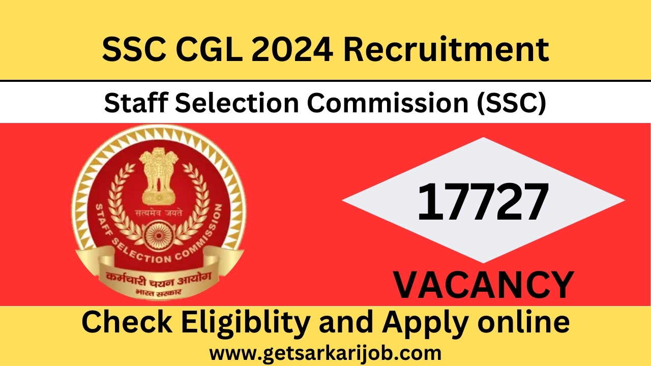 SSC CGL 2024 Recruitment