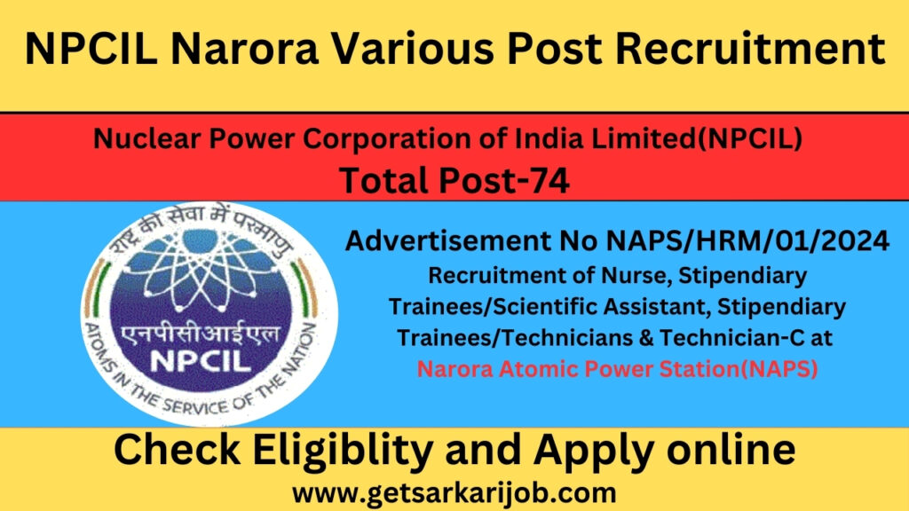 NPCIL Stipendiary Trainees