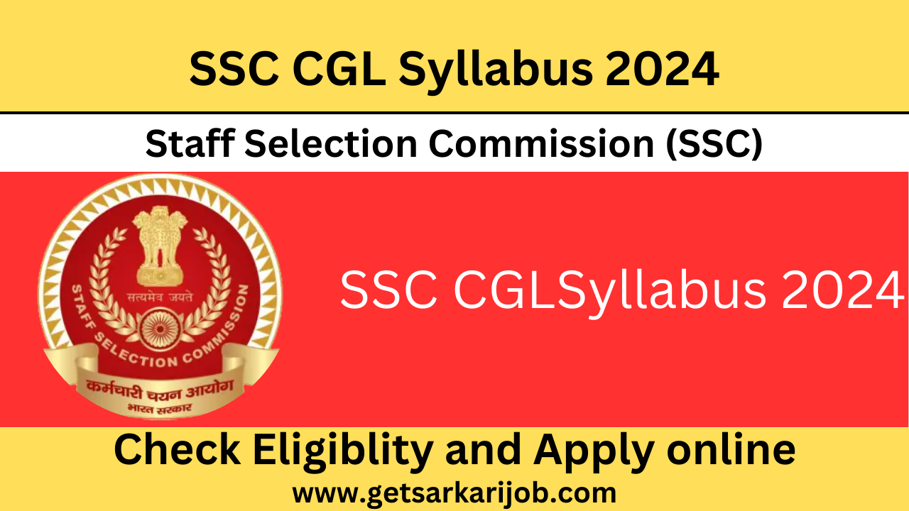 SSC CGL Syllabus