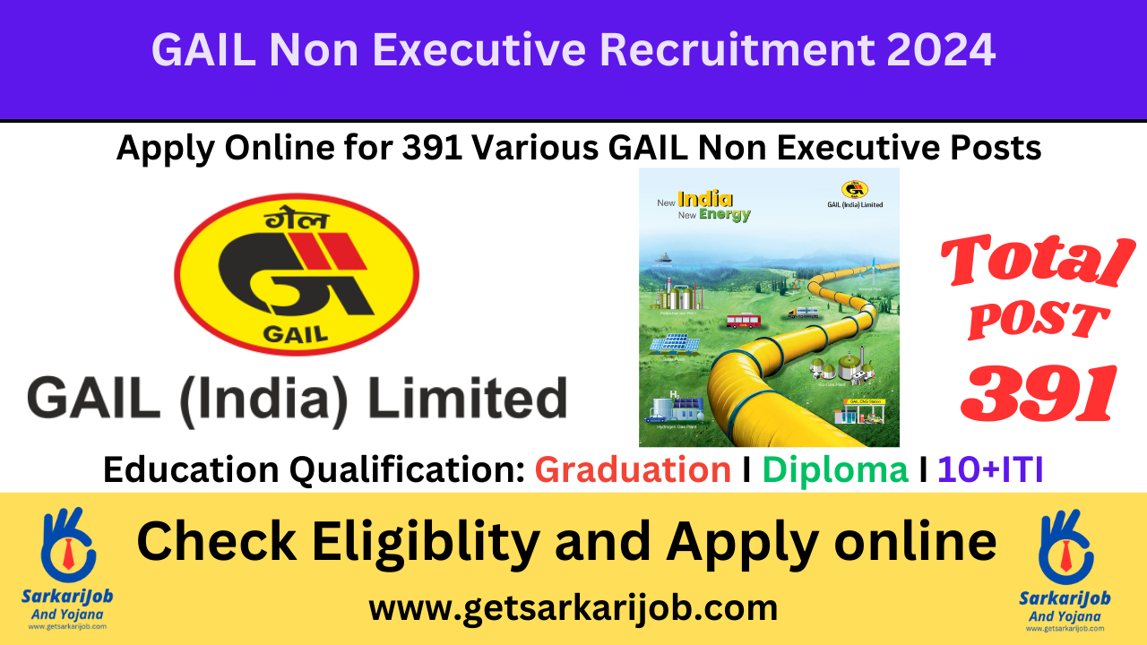 GAIL Non Executive Recruitment 2024