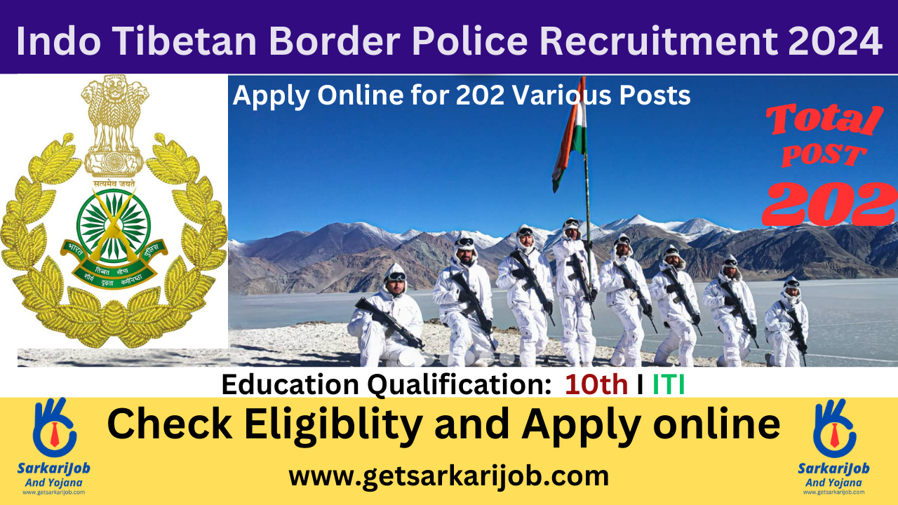 ITBP Constable Pioneer Recruitment 2024