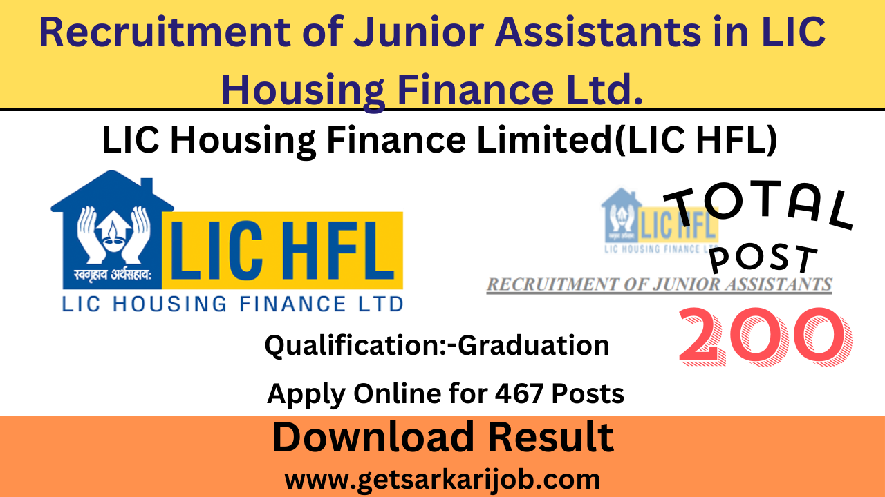 LIC HFL Junior Assistant Result