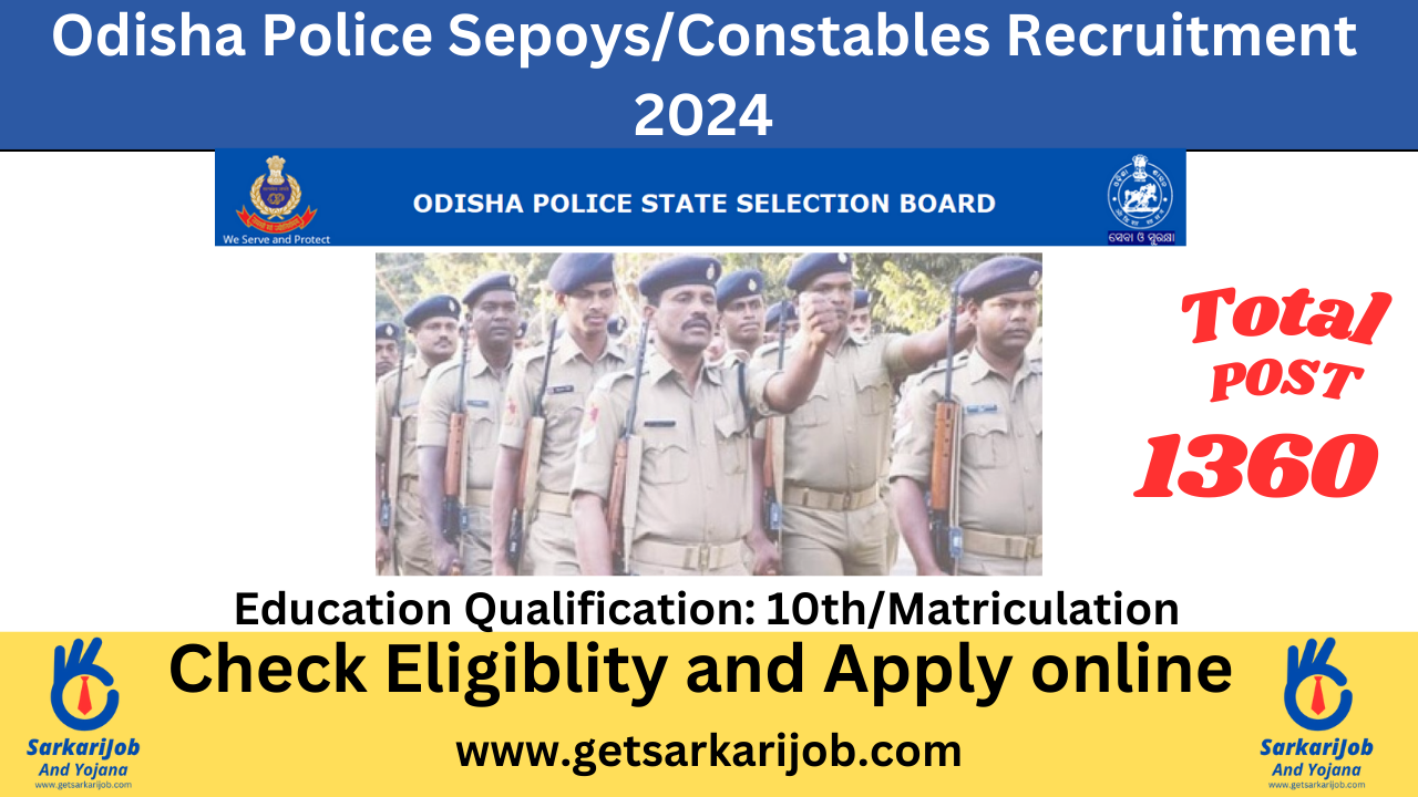 Odisha Police Constable Recruitment