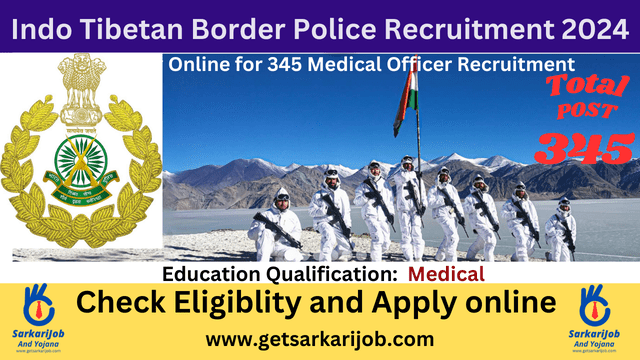 ITBP Medical Officer Recruitment 2024