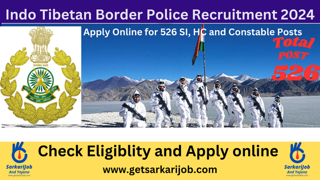 ITBP SI, HC and Constable Telecommunication Recruitment 2024